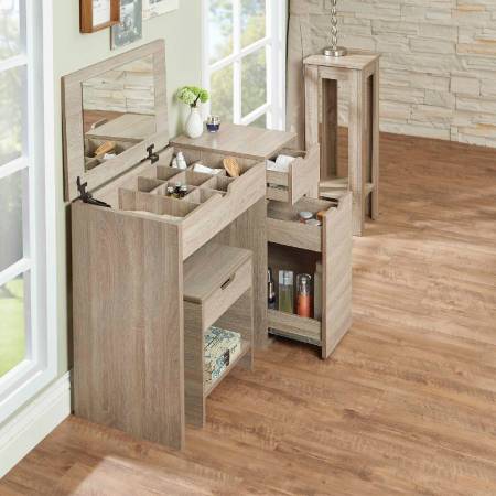 Zwei Schubladen unterschiedlicher Größe.